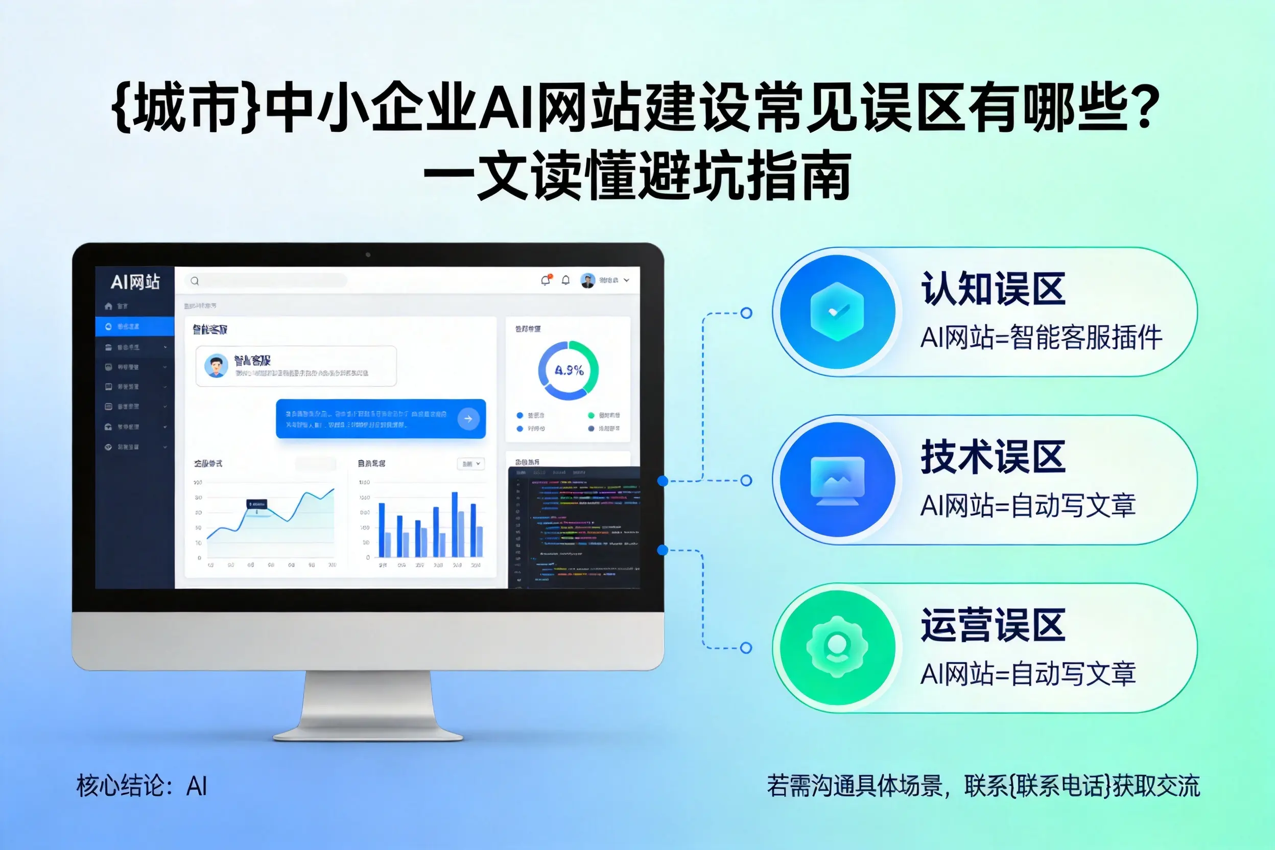 宁德中小企业AI网站建设常见误区有哪些？一文读懂避坑指南