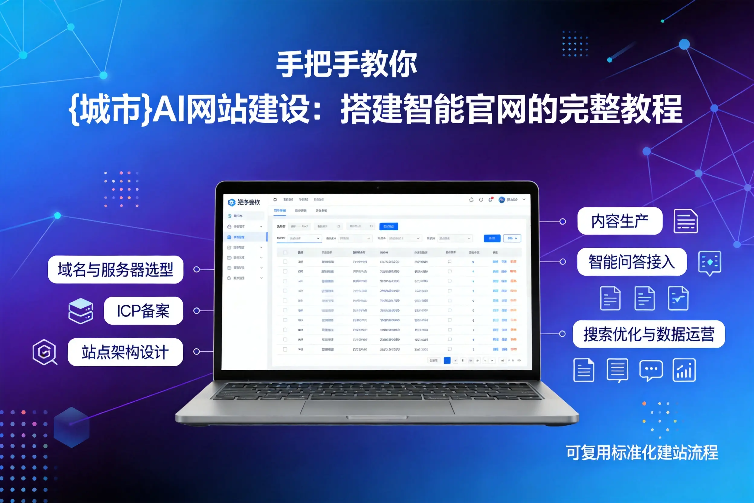 手把手教你宁德AI网站建设：搭建智能官网的完整教程