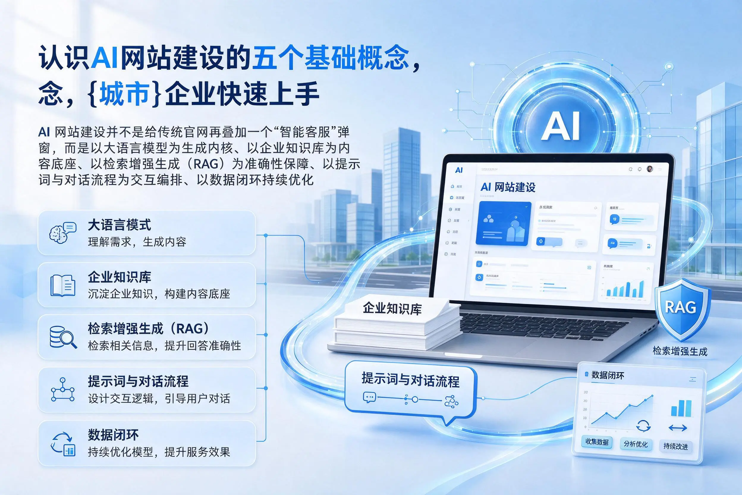 认识AI网站建设的五个基础概念，宁德企业快速上手