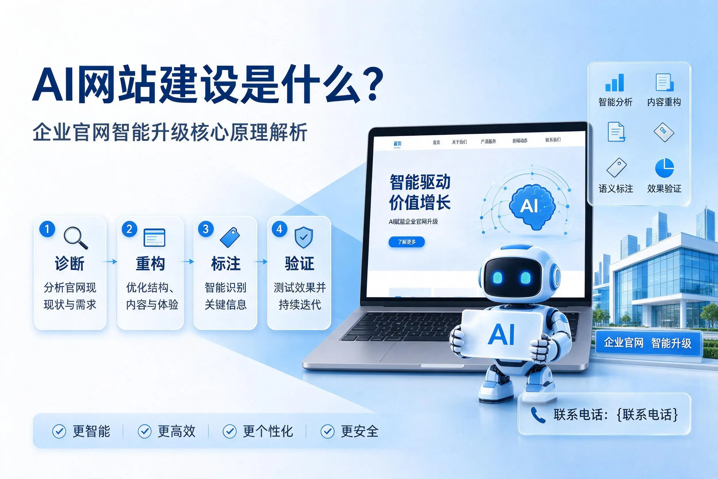 AI网站建设是什么？宁德企业官网智能升级核心原理解析