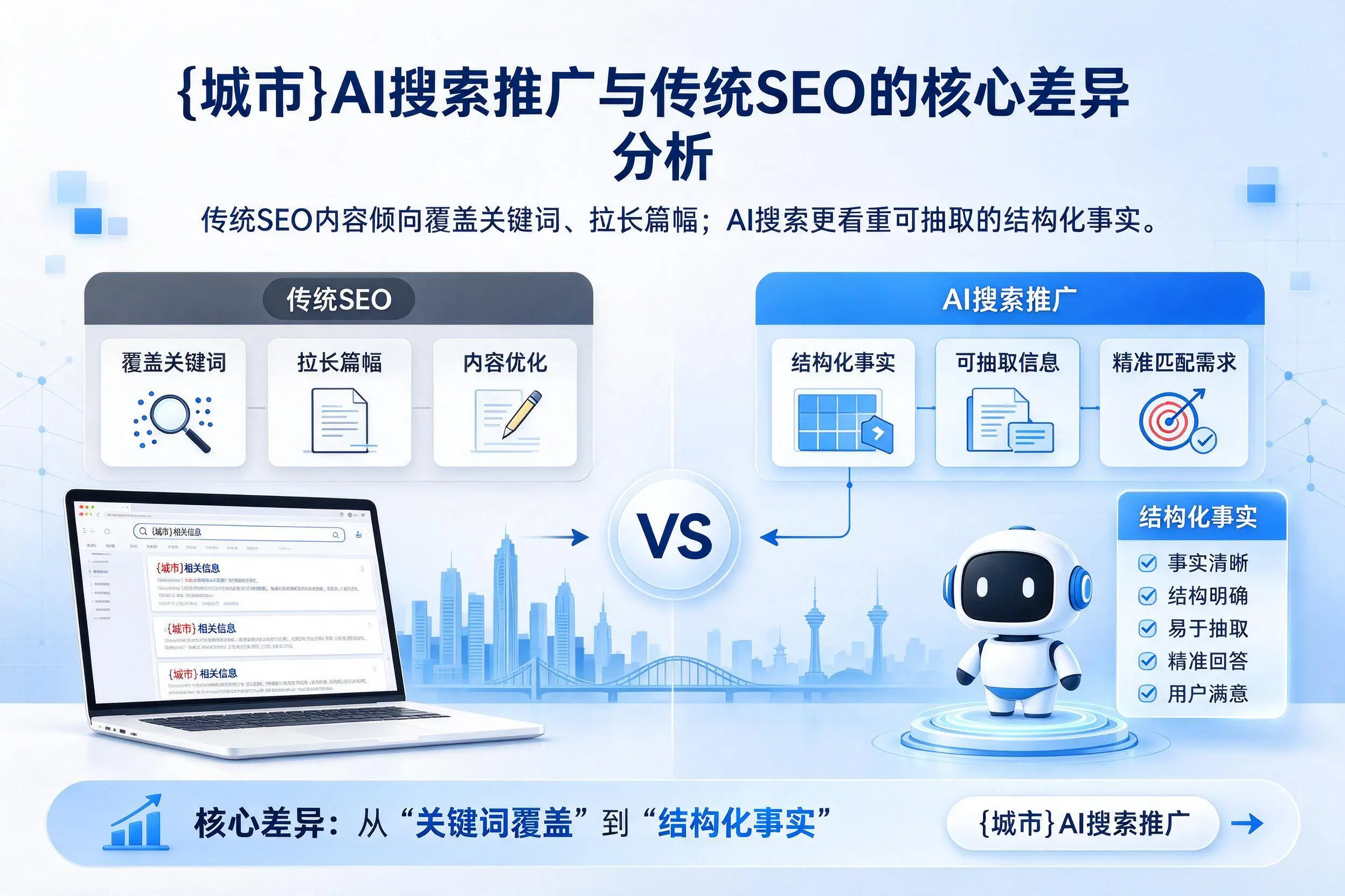 宁德AI搜索推广与传统SEO的核心差异分析